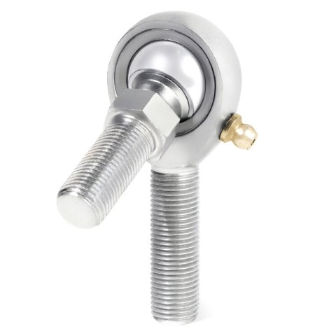 QA1 H Series 3-Pc Rod End - Male/Right Hand - .5in Bore x 5/8-18 w/Stud & Zerk - Alloy Steel