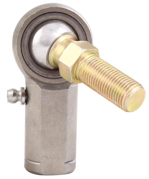 QA1 K Series 3-Pc Rod End - Female/Right Hand - .75in Bore x 3/4-16 w/Stud & Zerk - Carbon Steel