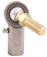 QA1 K Series 3-Pc Rod End - Female/Right Hand - .4375in Bore x 7/16-20 w/Stud & Zerk - Carbon Steel thumbnail 1