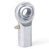 QA1 C Series 2-Pc Rod End - Female/Left Hand - 16mm Bore x M16x2.0 w/Zerk - Carbon Steel thumbnail 2