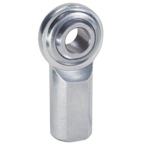 QA1 C Series 2-Pc Rod End - Female/Right Hand - 14mm Bore x M14x2.0 - Carbon Steel thumbnail 2