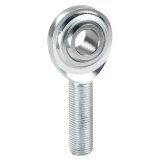 QA1 G Series 2-Pc Rod End - Male/Right Hand - 12mm Bore x M12x1.75 - Stainless Steel w/PTFE thumbnail 1