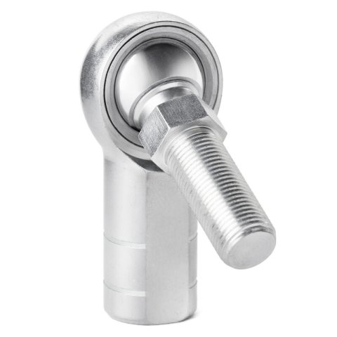QA1 H Series 3-Pc Rod End - Female/Left Hand - 12mm Bore x M12x1.75 w/Stud - Alloy Steel
