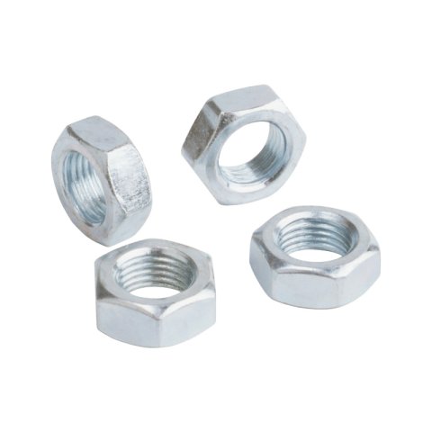 QA1 Metric Jam Nut - M14-1.5 Left Hand - 22mm Hex 7mm Wide - Steel thumbnail 3