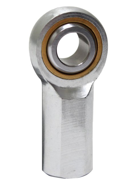 QA1 V Series 3-Pc Rod End - Male/Left Hand - 10mm Bore x M10x1.5 w/Stud - Carbon Steel