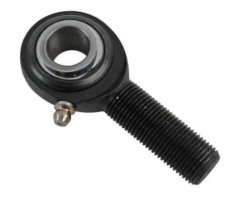 QA1 PC Series 2-Pc Rod End - Male/Left Hand - .625in Bore x 5/8-18 w/Zerk - Alloy Steel