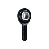 QA1 PC Series 2-Pc Rod End - Male/Left Hand - .375in Bore x 3/8-24 - Alloy Steel w/PTFE thumbnail 1