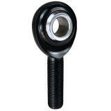 QA1 PC Series 2-Pc Rod End - Male/Left Hand - .375in Bore x 3/8-24 - Alloy Steel w/PTFE thumbnail 3