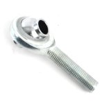 QA1 PCY Series 2-Pc Rod End - Male/Right Hand - .375in Bore x 3/8-24 - Hi-Misalign - Steel w/PTFE thumbnail 2
