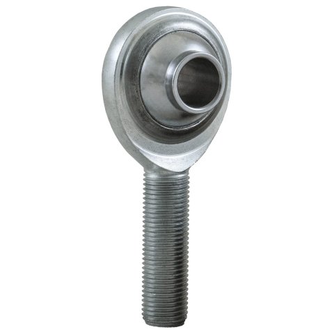 QA1 PCY Series 2-Pc Rod End - Male/Right Hand - .4375in Bore x 7/16-20 - Hi-Misalign - Steel w/PTFE thumbnail 1