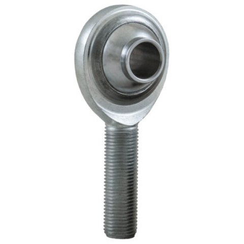 QA1 PCY Series 2-Pc Rod End - Male/Right Hand - .4375in Bore x 7/16-20 - Hi-Misalign - Steel w/PTFE thumbnail 2