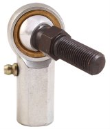 QA1 V Series 3-Pc Rod End - Female/Right Hand - .4375in Bore x 7/16-20 w/Stud & Zerk - Carbon Steel thumbnail 1