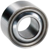 QA1 WPB-TG Wide Series Bearing - 3/8in Bore - Grooved - Heat Treated Chrome Plated S.S. w/PTFE thumbnail 1