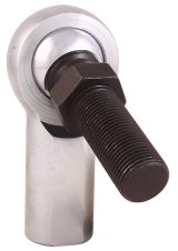 QA1 X Series Endura Rod End - Female/Left Hand - .5in Bore x 1/2-20 w/Stud - Alloy Steel thumbnail 1