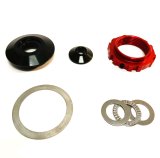 QA1 2.205-8 TPI Coilover Conversion Kit 2.5in ITT Strut - Red Anodized Nut thumbnail 1