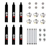 QA1 17.75 Eye-B/Eye-B V-None Dry Shock Small Body Steel 11.63 - 6 Pack thumbnail 4