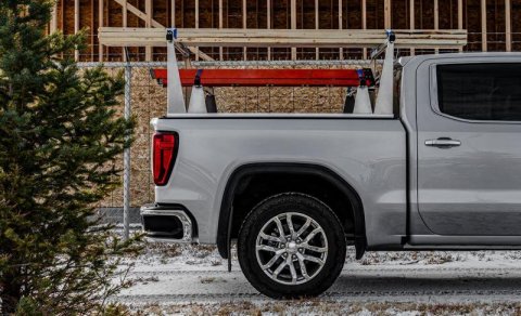 Access ADARAC Al Uprights 24in Vert Pro Kit (2 Uprights w/1 66in Cross Bar) Matte Black Truck Rack thumbnail 5