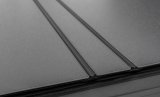 Access LOMAX Tri-Fold Cover 2022 Toyota Tundra 5Ft./6in. Bed w/ deck rail - Matte Black thumbnail 4