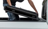 Access LOMAX Pro Series 2022+ Rivian R1T 4ft 6in Bed (w/ OEM Tonneau Track) Cover -Blk Diamond Mist thumbnail 2