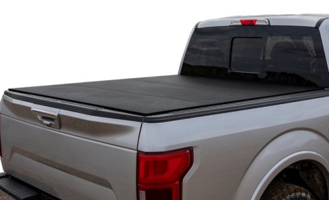 Access LOMAX 2022+ Nissan Frontier 6ft Bed Tri-Fold Hard Cover - Black Urethane thumbnail 1