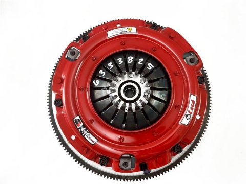 McLeod RST Twin Disc Clutch Kit 18-19 Ford Mustang GT 1 x 23 Spline 0 Bal w/164T 8 Bolt AL Flywheel thumbnail 1
