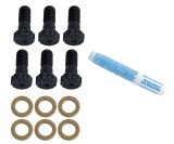 McLeod Bolt Kit 6 3/8-16 X 1.000in Chromoly - Black Oxide 9/16 Hex Head thumbnail 2