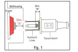 McLeod Hydraulic T.O. Bearing W/ Master Cylinder Richmond Ford 5 & 6 Spd 4.850 O.D. thumbnail 4
