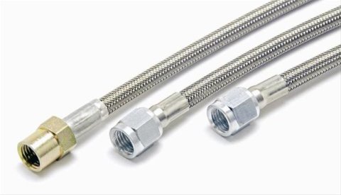 McLeod Steel Braided Line - 11in Oal An4F To An4F Teflon Inner