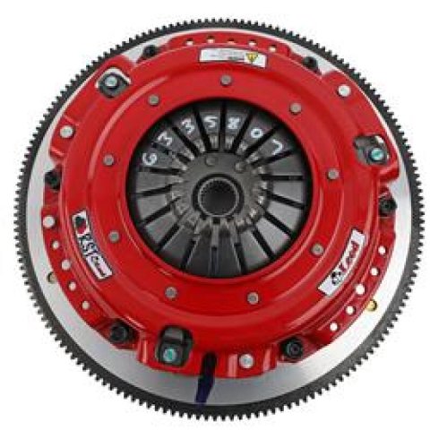 McLeod RXT Twin Disc Clutch Kit 18-23 Ford Mustang RST 1 1/8 x 26 Spline 164T 8 Bolt AL Flywheel thumbnail 3