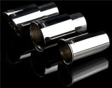 Weapon R Universal Black Exhaust Tips 4in Slant 2.5in Inlet/4in Outlet Neo-Titanium thumbnail 1