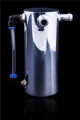 Weapon R 24 fl oz Polished Oil Catch Can w/ 15mm Inlet Ports thumbnail 1
