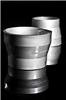 Weapon R 2.5in x 3in x 2.5in Tall Coupler Adapter - Silver thumbnail 2