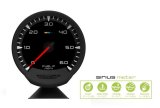 GReddy Sirius Meter - Fuel Pressure 0/6.0kPa 74mm Analog Gauge (w/Fuel Press Sensor & Harness Set) thumbnail 2