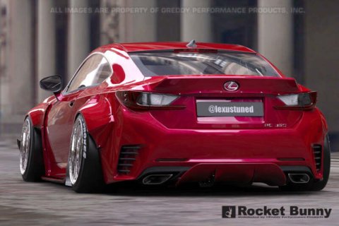 GReddy 2015 Lexus RC Rocket Bunny Full Wide-Body Aero Kit thumbnail 3