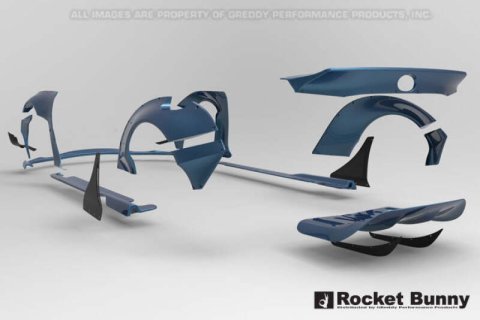 GReddy 2015 Lexus RC Rocket Bunny Full Wide-Body Aero Kit thumbnail 6
