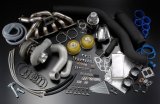 GReddy 89-94 Nissan Skyline GT-R Large Single GReddy/MHI T78 33D 80MM Dia Air Flow Turbo Upgrade Kit thumbnail 1