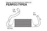 GReddy Nissan 180SX Trust Intercooler T-24F S13/PS13 Kit thumbnail 3