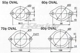 GReddy 60mm Exhaust Oval Gasket thumbnail 1