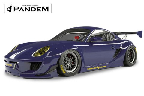 GReddy Pandem RB 09-12 Porsche Cayman Complete Wide Body Kit w/o Wing thumbnail 1