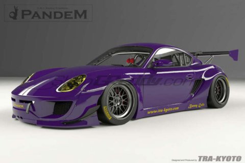 GReddy Pandem RB 09-12 Porsche Cayman Complete Wide Body Kit w/o Wing thumbnail 2