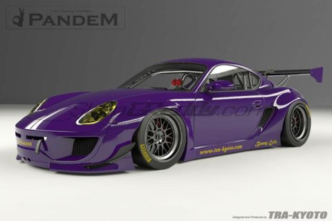 GReddy Pandem RB 09-12 Porsche Cayman Complete Wide Body Kit w/o Wing thumbnail 3