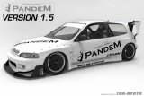 GReddy Pandem 92-98 Honda Civic Hatchback (EG) Rocket Bunny Full Wide-Body Aero Kit V1.5 thumbnail 1