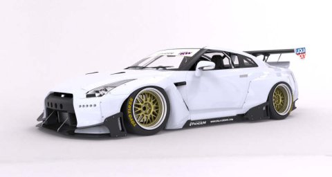 GReddy 09+ Nissan GT-R R35 Pandem Aero Front Bumper Only thumbnail 1