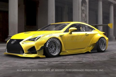 GReddy 2015+ Lexus RC-F Rocket Bunny Full Wide-Body Aero Kit w/o GT Wing thumbnail 5