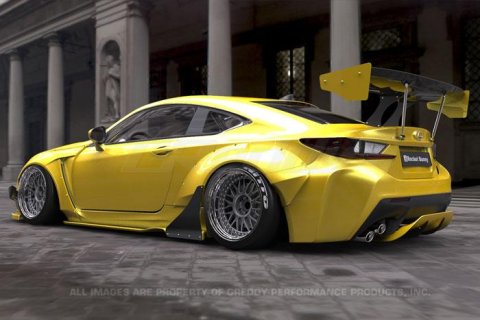 GReddy 2015+ Lexus RC-F Rocket Bunny Full Wide-Body Aero Kit w/o GT Wing thumbnail 6