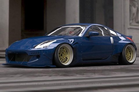 GReddy 03-08 Nissan 350Z Rocket Bunny Front Lip thumbnail 2