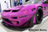 GReddy 89-93 Nissan 240SX Full Rocket Bunny 180/240SX Wide Body Aero Kit w/ Wing thumbnail 4