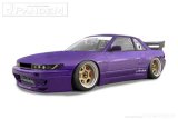 GReddy 89-94 Nissan 240SX Coupe w/ Silvia Headlights Pandem S13 Full Wide-Body Aero Kit w/o GT Wing thumbnail 1