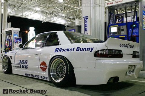 GReddy 89-93 Nissan Silvia 2Dr Full Rocket Bunny (PS13) F,S,R Aero Kit V1 **Must Ask/Call to Order** thumbnail 4