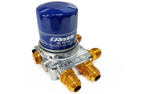 GReddy TYPE-I Oil Filter Relocation Block - Uses M20xP1.5 Oil Filter thumbnail 1
